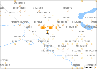 map of Kamennik