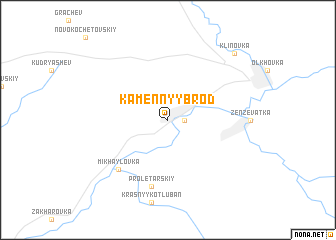 map of Kamennyy Brod