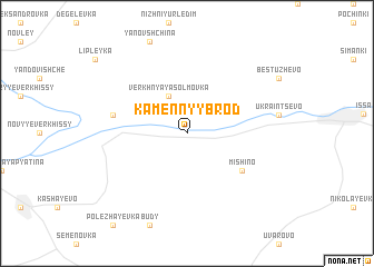 map of Kamennyy Brod