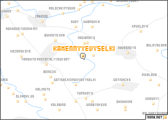 map of Kamennyye Vyselki