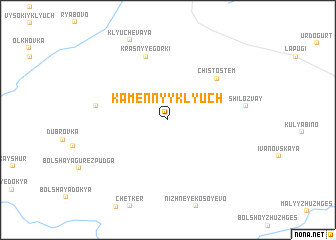 map of Kamennyy Klyuch