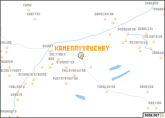 map of Kamennyy Ruchey