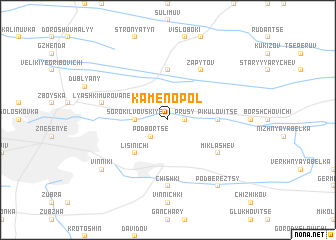 map of Kamenopolʼ