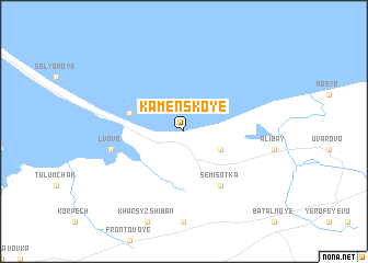 map of Kamenskoye