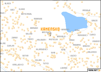 map of Kamensko