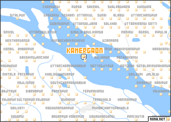 map of Kāmergaon