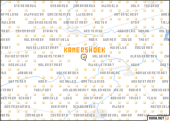 map of Kamershoek