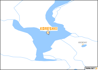 map of Kameshki