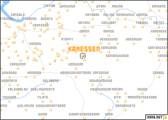 map of Kamessen