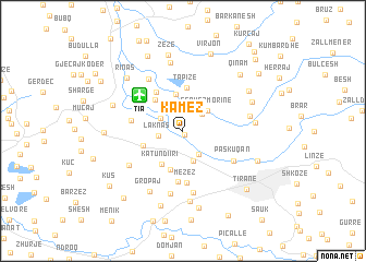 map of Kamëz