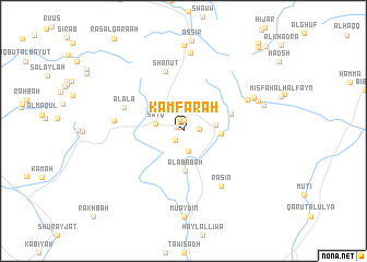 map of Kamfārah
