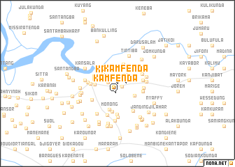 map of Kamfenda