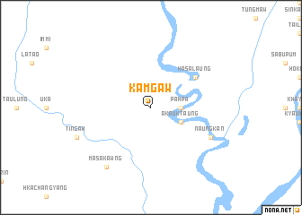 map of Kamgaw