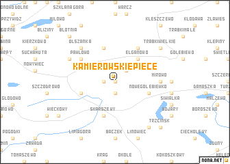 map of Kamierowskie Piece