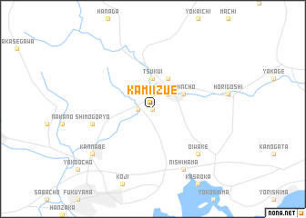 map of Kami-izue
