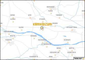 map of Kami-koizumi