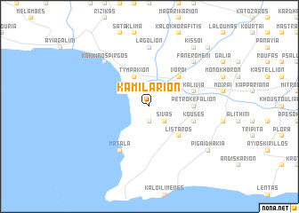 map of Kamilárion