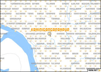 map of Kāmini Gangārāmpur