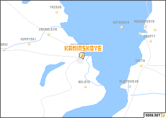 map of Kaminskoye