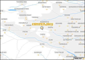 map of Kami-renjaku