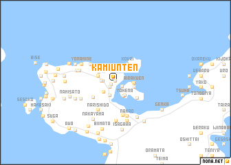 map of Kamiunten