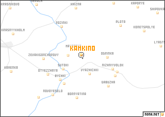 map of Kamkino