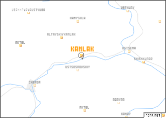 map of Kamlak