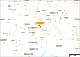 map of Kamou