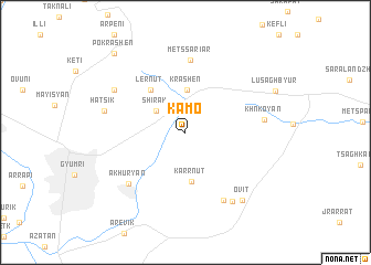 map of Kamo