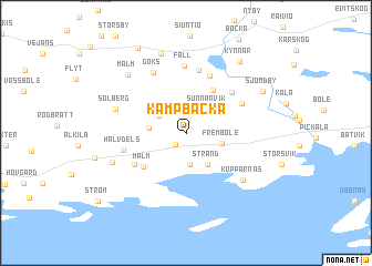 map of Kämpbacka