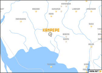 map of Kampepe