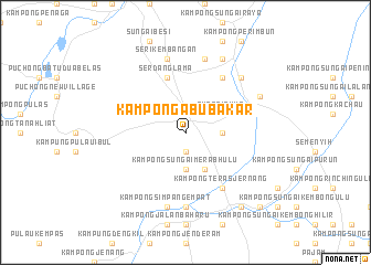 map of Kampong Abu Bakar