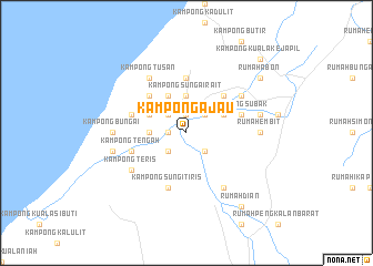 map of Kampong Ajau