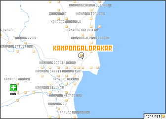 map of Kampong Alor Akar