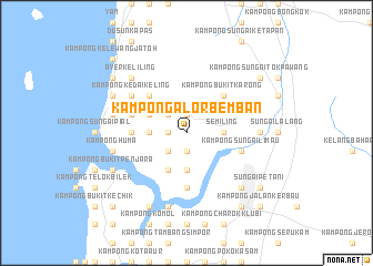 map of Kampong Alor Bemban