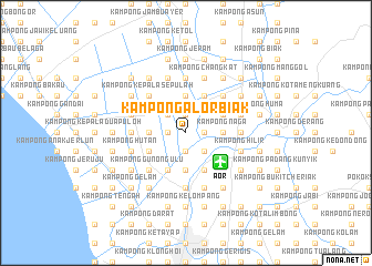 map of Kampong Alor Biak