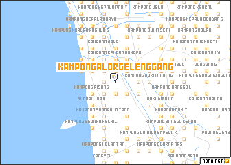 map of Kampong Alor Gelenggang