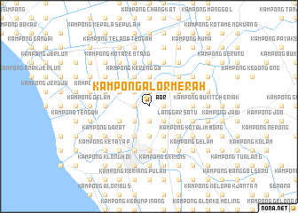 map of Kampong Alor Merah