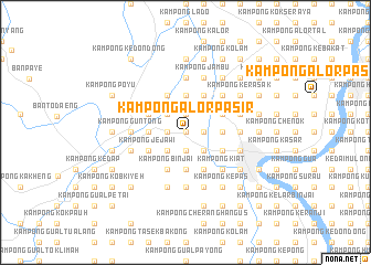 map of Kampong Alor Pasir