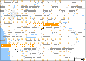 map of Kampong Alor Pudak