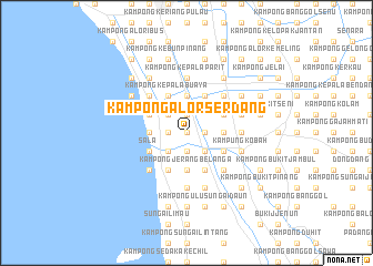 map of Kampong Alor Serdang