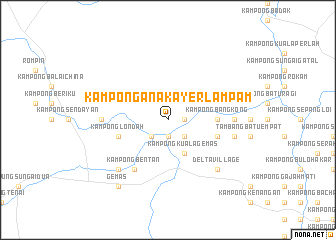 map of Kampong Anak Ayer Lampam