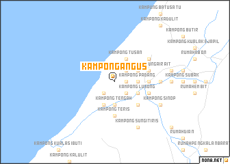 map of Kampong Angus