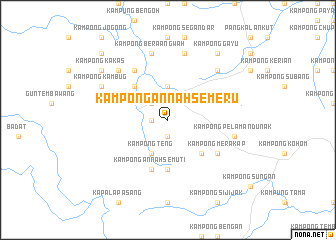 map of Kampong Annah Semeru