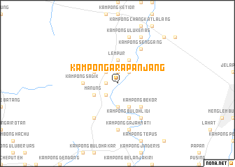 map of Kampong Ara Panjang