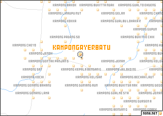 map of Kampong Ayer Batu