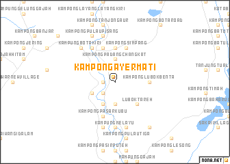 map of Kampong Ayer Mati