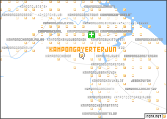 map of Kampong Ayer Terjun