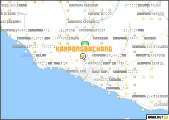 map of Kampong Bachang