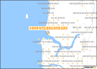 map of Kampong Bagan Asam